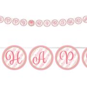 Twinkle Toes Ballerina Happy Birthday Banner