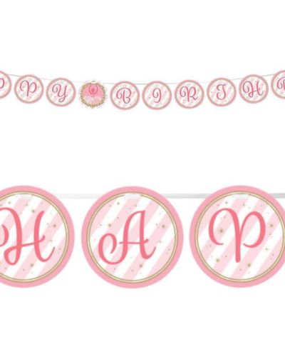 Twinkle Toes Ballerina Happy Birthday Banner