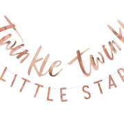 Twinkle Twinkle Rose Gold Bunting