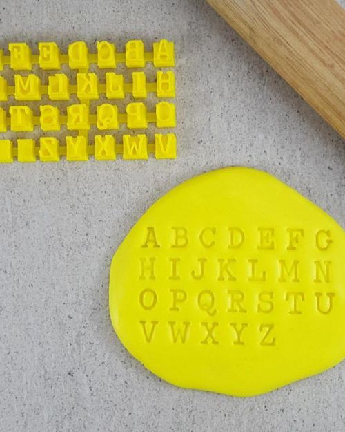 Typewriter Letter Embosser Set – Upper Case