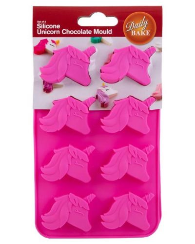 Unicorn Silicone Chocolate Moulds 2pk