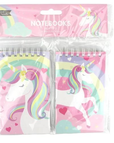 Unicorn Notebooks 2pk