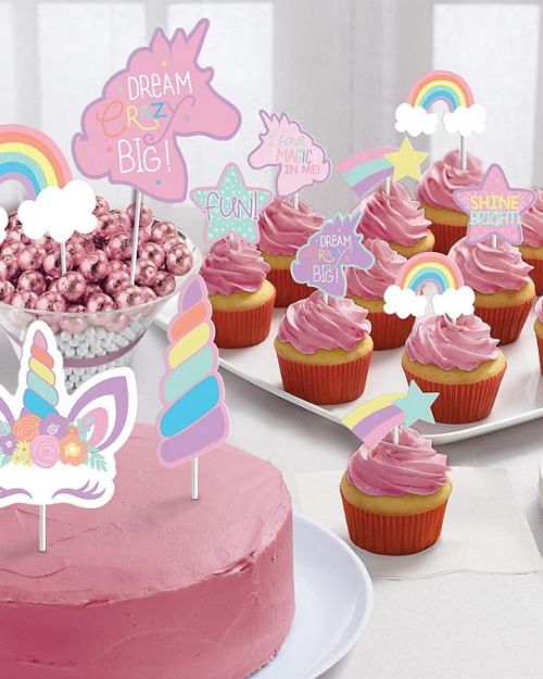 Unicorn Party Cake Topper Kit
