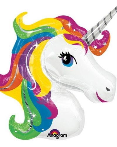 Unicorn Rainbow SuperShape Balloon