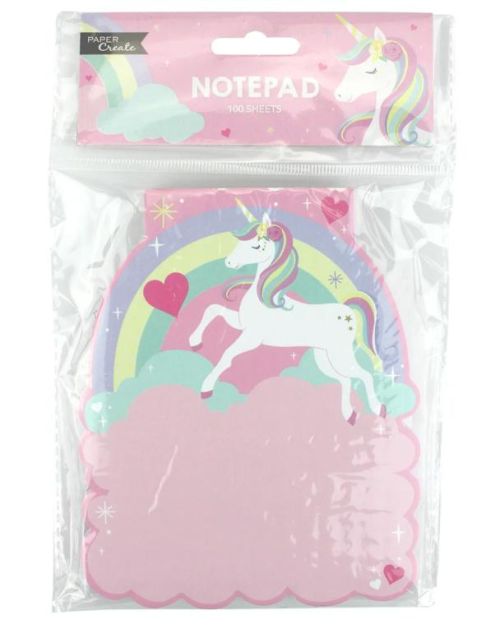 Unicorn Shapecut Notepad