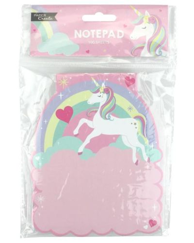 Unicorn Shapecut Notepad