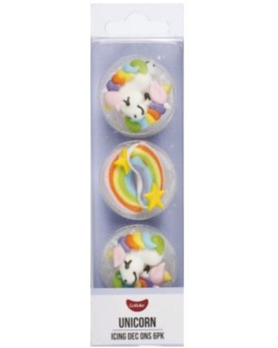 Dec Ons Unicorns 6pk