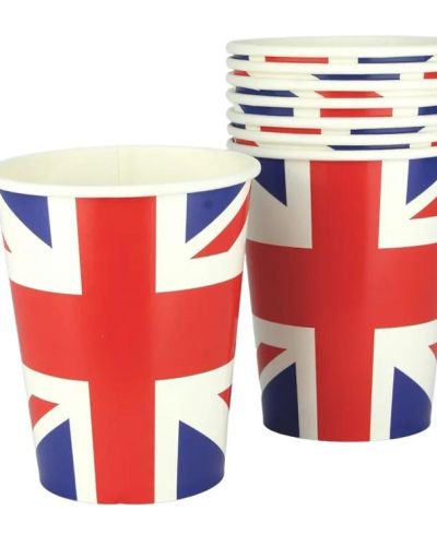 Union Jack Cups 8pk