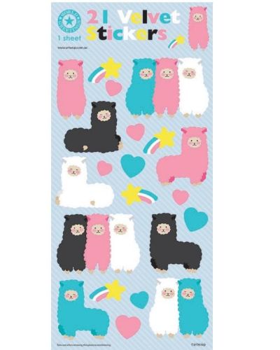 Velvet Llama Stickers