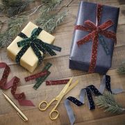 Velvet Luxe Christmas Gift Tags & Ribbon Set