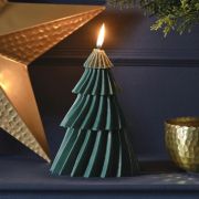 Green Tree Shaped Christmas Candle