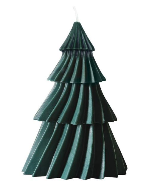 Green Tree Shaped Christmas Candle