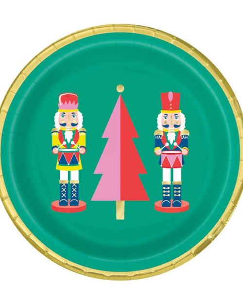 Vibrant Christmas Lunch Plates 8pk