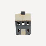 Alsace Tea Light Petite Chalet Grey