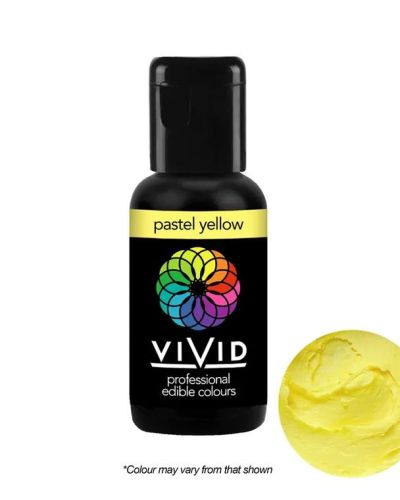 Vivid Gel Colour – Pastel Yellow