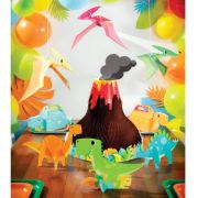 Dino Party Volcano Honeycomb Centrepiece