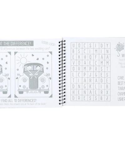 Boho Bride Wedding Activity Book