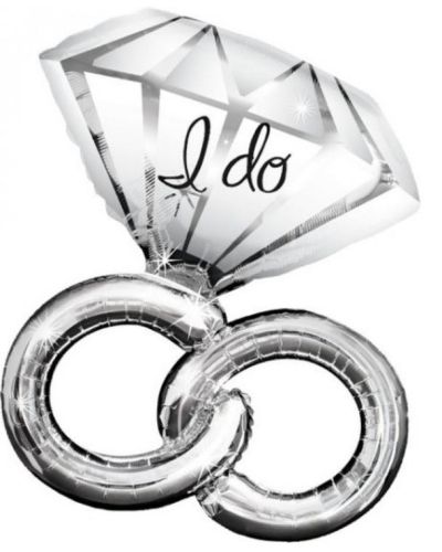 Wedding Rings SuperShape Foil Balloon