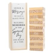 Wedding Signature Jumbling Tower