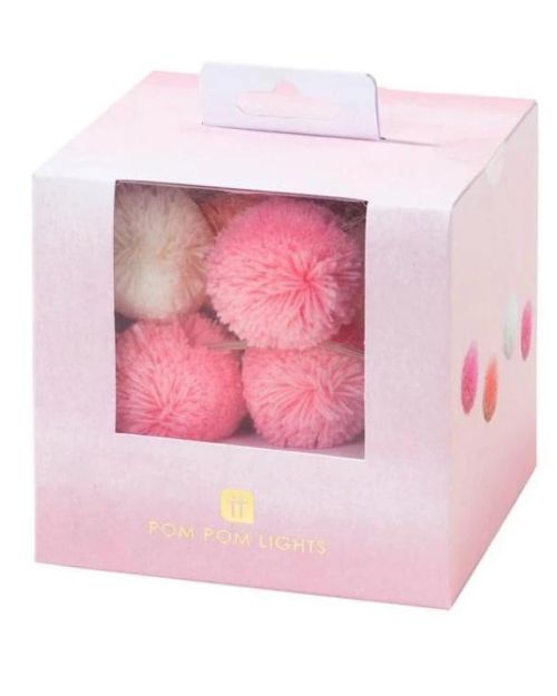 We Heart Pink Pom Pom Lights