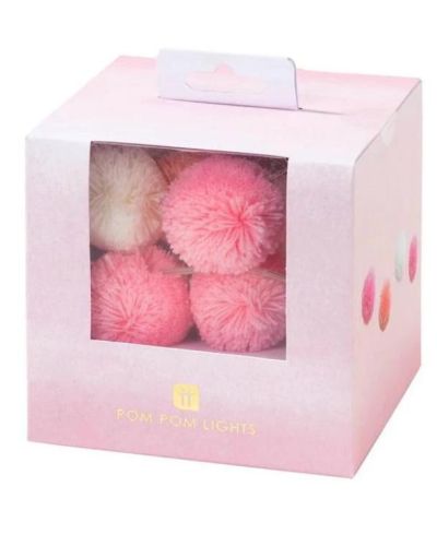 We Heart Pink Pom Pom Lights