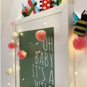 We Heart Pink Pom Pom Lights