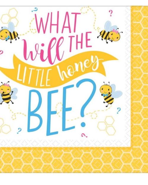 What Will It Bee? Lunch Napkins 16pk