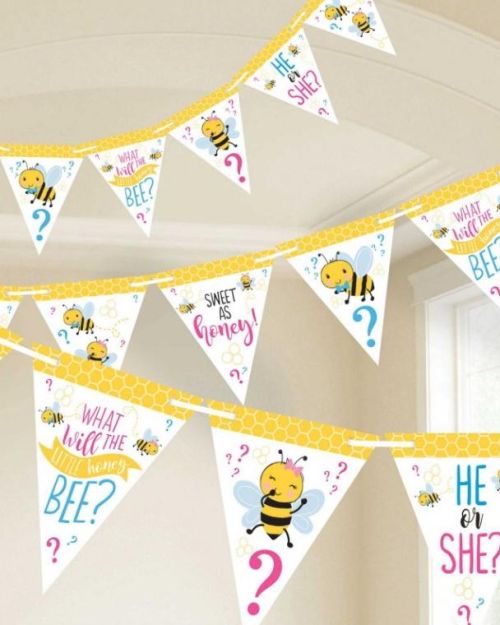 What Will It Bee? Pennant Banner