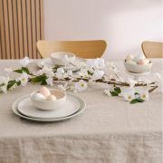 White Blossom Foliage Garland