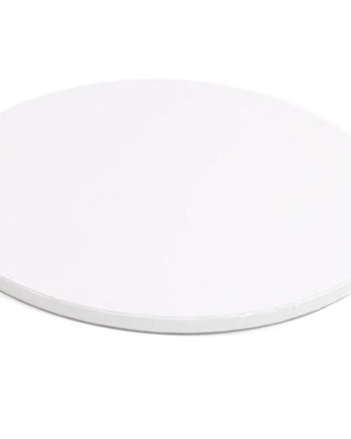 White Drum Cake Board – 10″