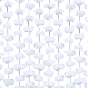 White Flower Curtain Backdrop