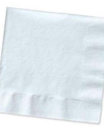 White Lunch Napkins 20pk