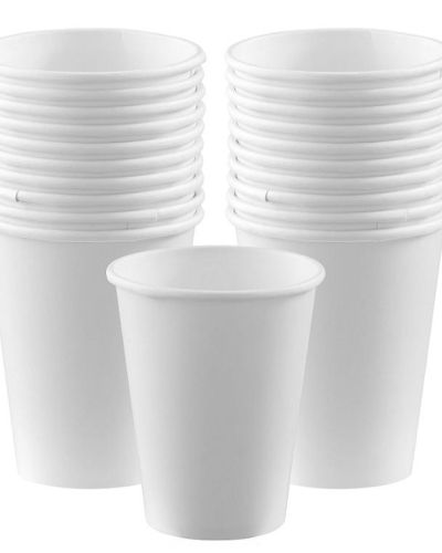 Paper Cups 20pk – White