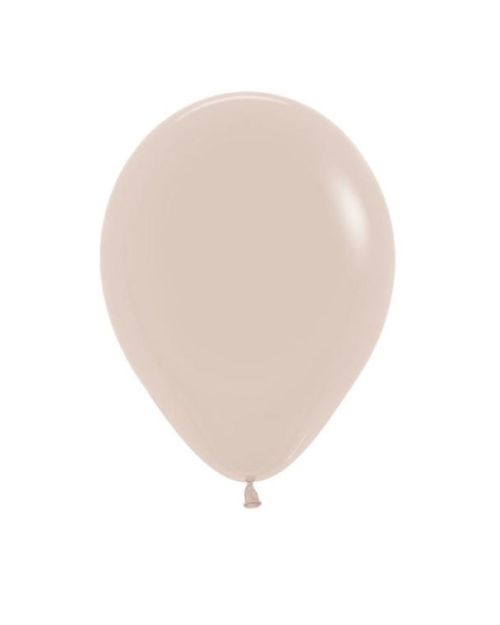 White Sand 12cm Balloons 10pk