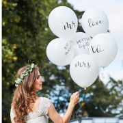White Wedding Balloons 6pk