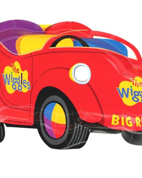 The Wiggles Big Red Car Shaped Plates 8pk