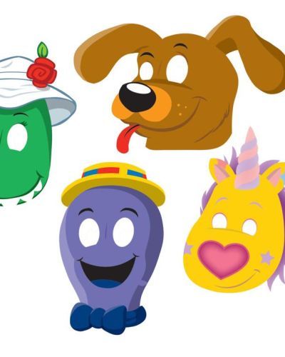 The Wiggles Party Masks 8pk