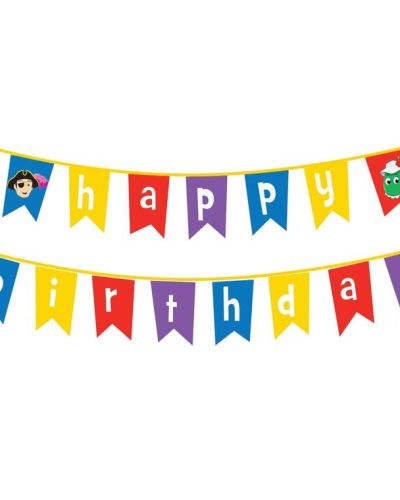 The Wiggles Happy Birthday Pennant Banner