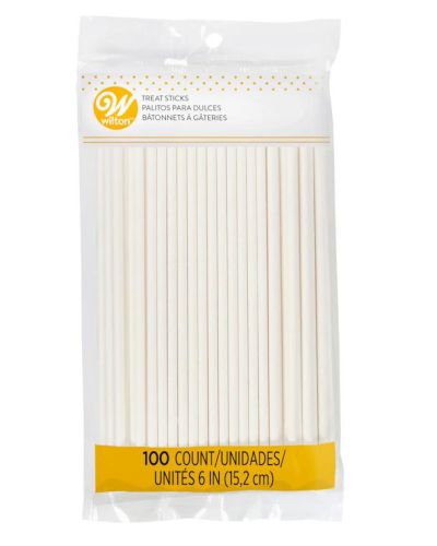 Wilton 6in Lollipop Sticks 100pk