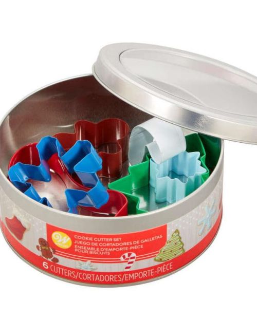 Wilton 6pce Christmas Cookie Cutter Gift Set