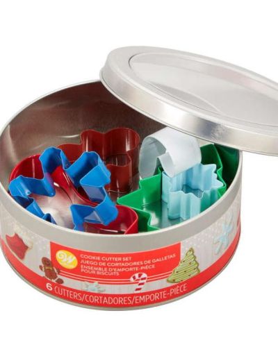 Wilton 6pce Christmas Cookie Cutter Gift Set