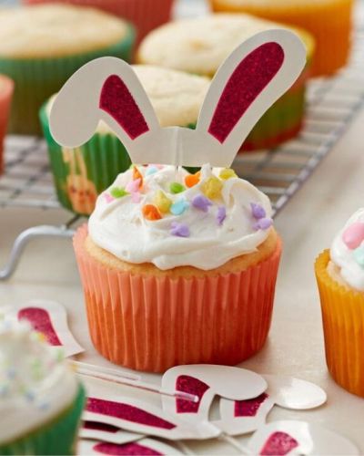 Wilton Bunny Ears Cupcake Toppers 24pk