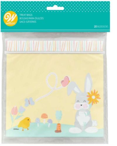 Wilton Bunny Resealable Treat Bags 20pk