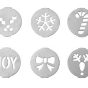 Wilton Christmas Cookie Press Discs – Set of 6