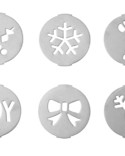 Wilton Christmas Cookie Press Discs – Set of 6