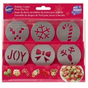 Wilton Christmas Cookie Press Discs – Set of 6