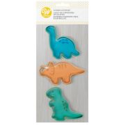 Wilton Dinosaurs 3pce Cookie Cutter Set