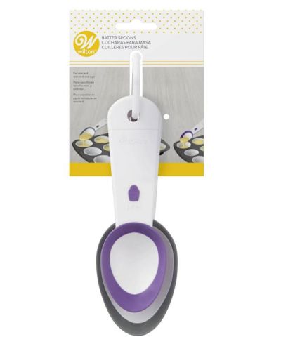 Wilton Cupcake Batter Spoons 2pce Set
