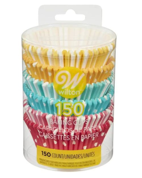 Wilton Dots & Stripes Cupcake Cases 150pk