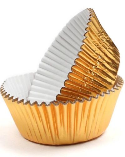 Gold Foil Cupcake Cases 24pk